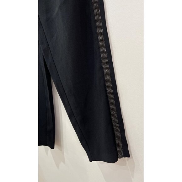 NWT Habitual Size M Pull on Trousers Ankle Pants Embellished Black MSRP $168 - Picture 13 of 13